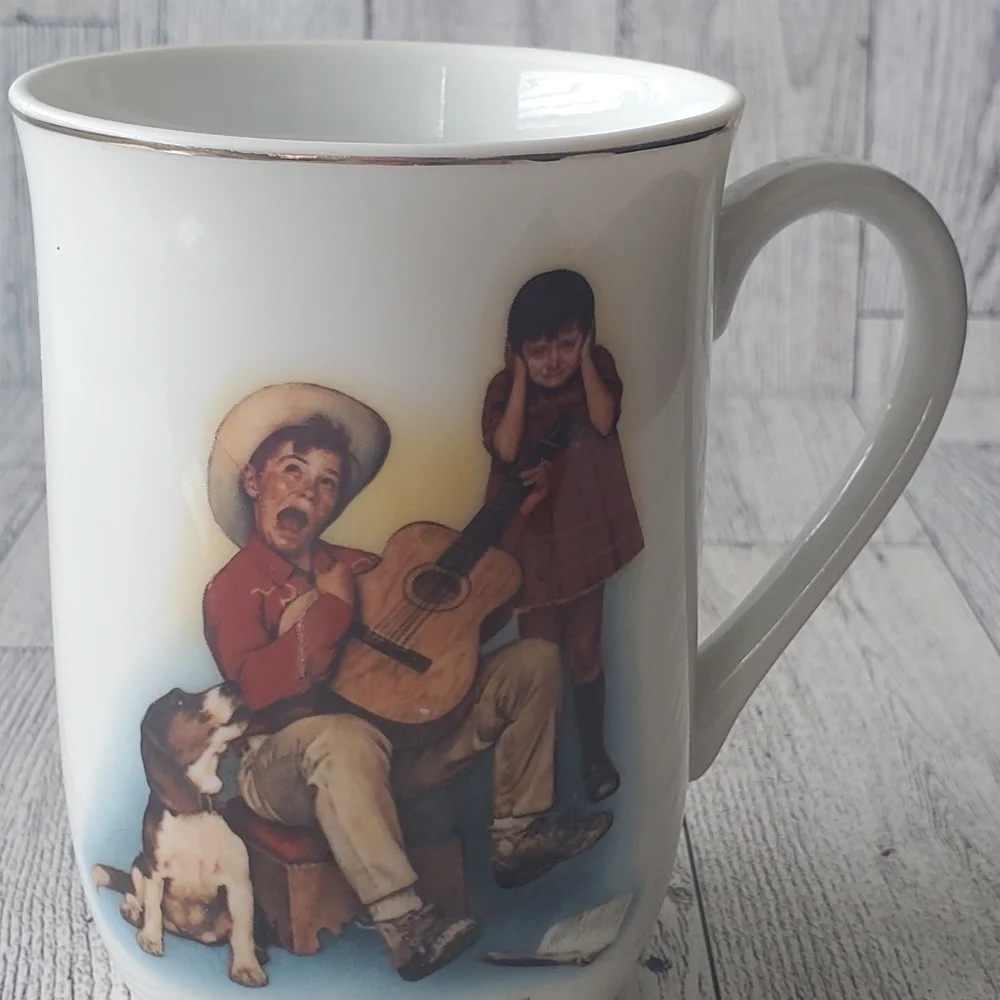 VTG 1981 Norman Rockwell Mug 